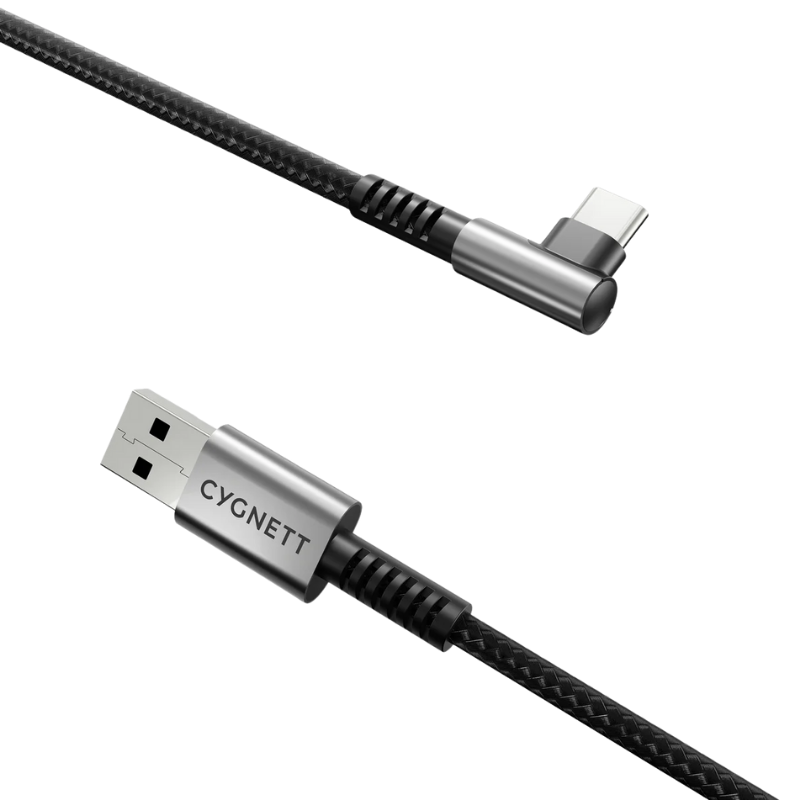 right angle usb c to usb a cable 1m
